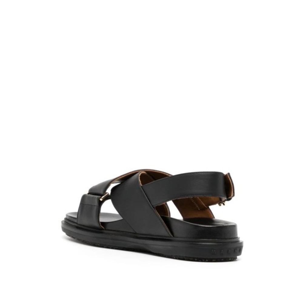 Marni Cross-Strap Calf Leather Sandals - NWT - Picture 3 of 4